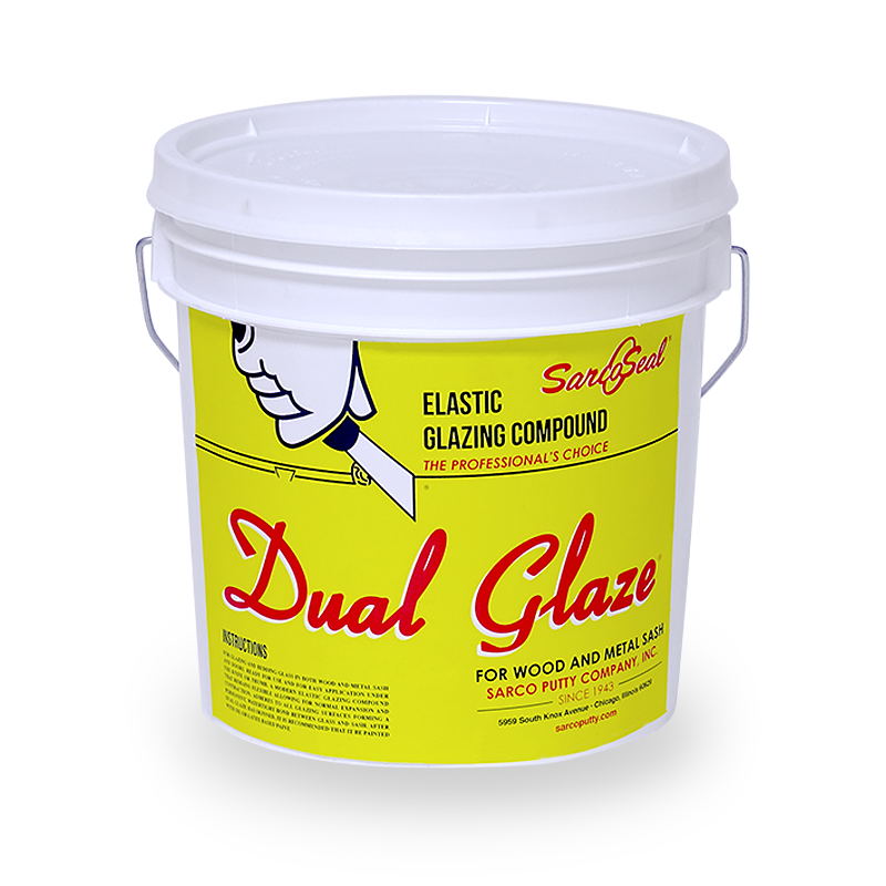 Strong & Smooth 1 Gallon Sarco Type M Glazing Putty Compound for Wood Sash 